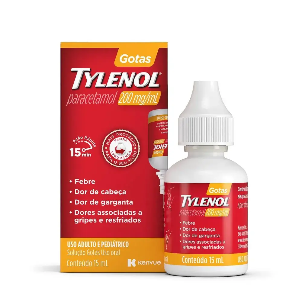TYLENOL 200MG GTS 15ML