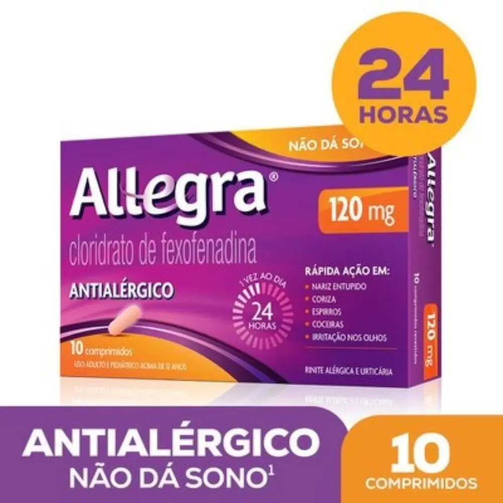 ALLEGRA 120MG 10CPR