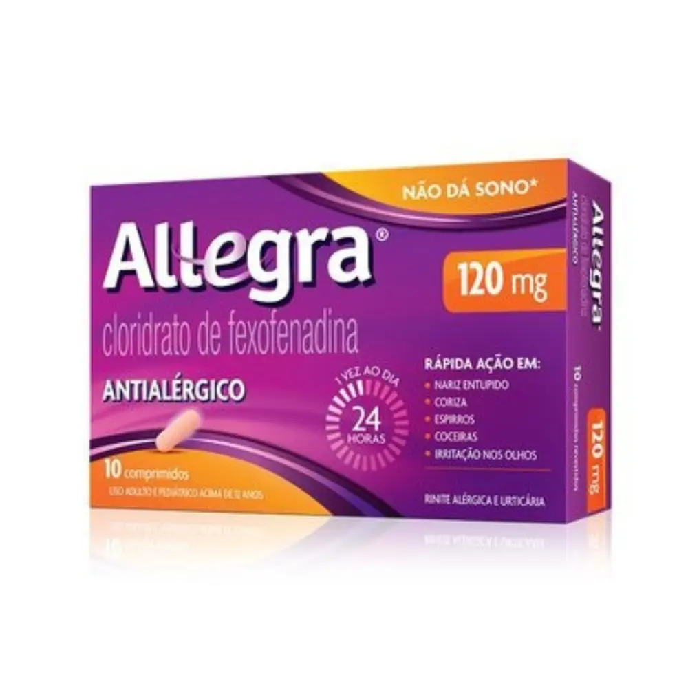 ALLEGRA 120MG 10CPR