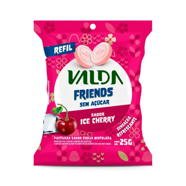 VALDA FRIENDS ICE CHERRY SACHE C/30 25G (EUROF)