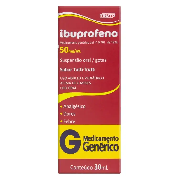 IBUPROFENO 50mg/ml sus oral fr gts 30ml