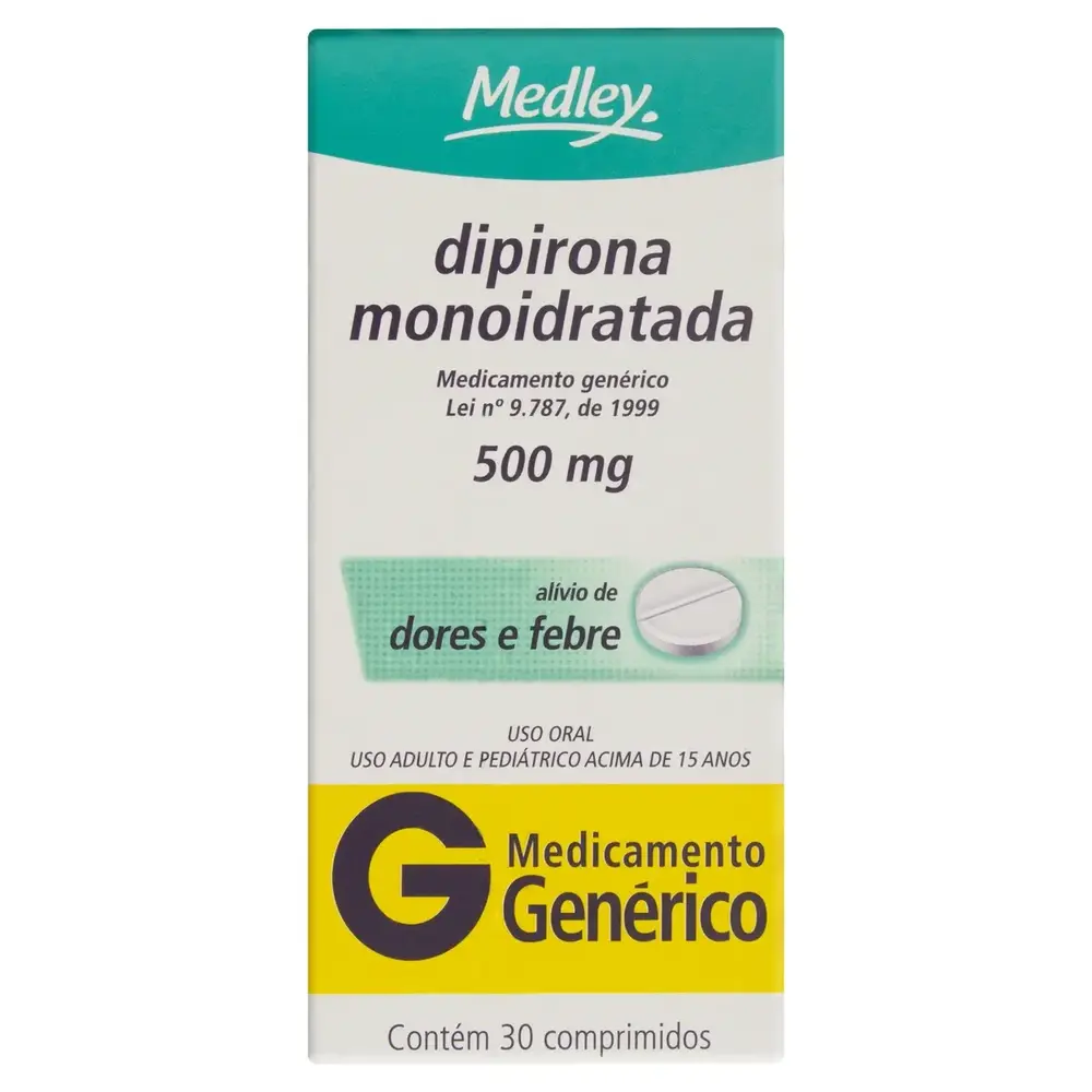 DIPIRONA 500MG MEDLEY