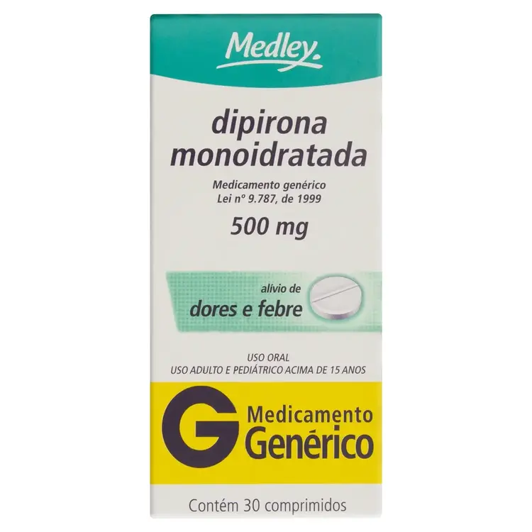 DIPIRONA 500MG MEDLEY