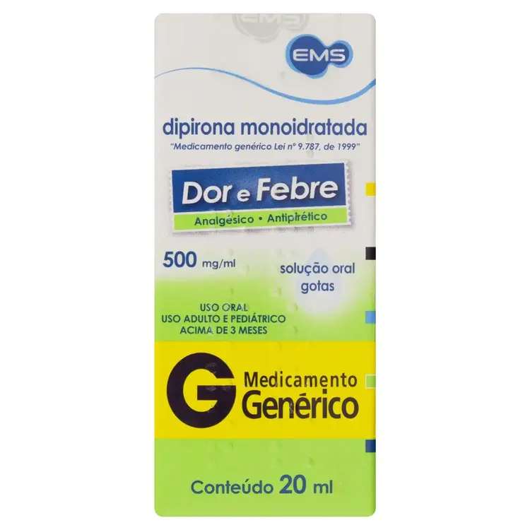 DIPIRONA SODICA 20ML GEN