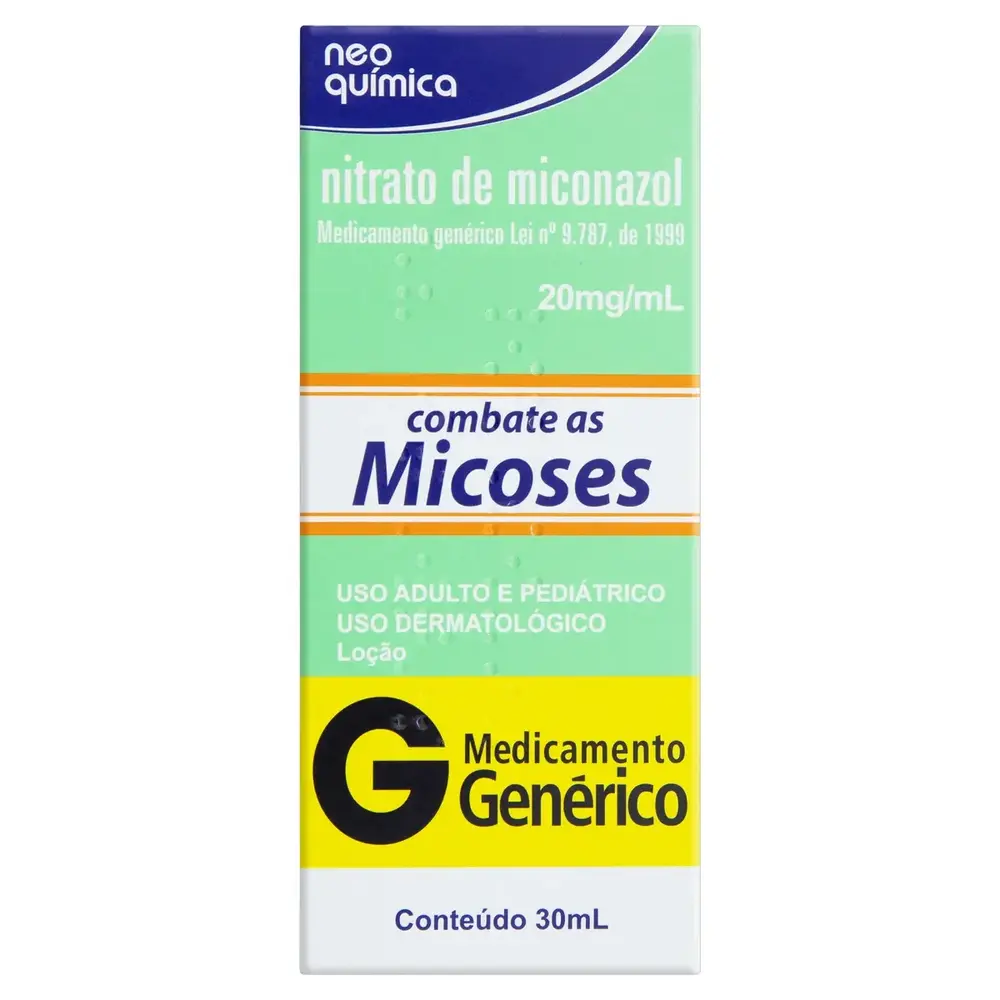 NITRATO DE MICONAZOL 20MG LOCAO FR 30ML