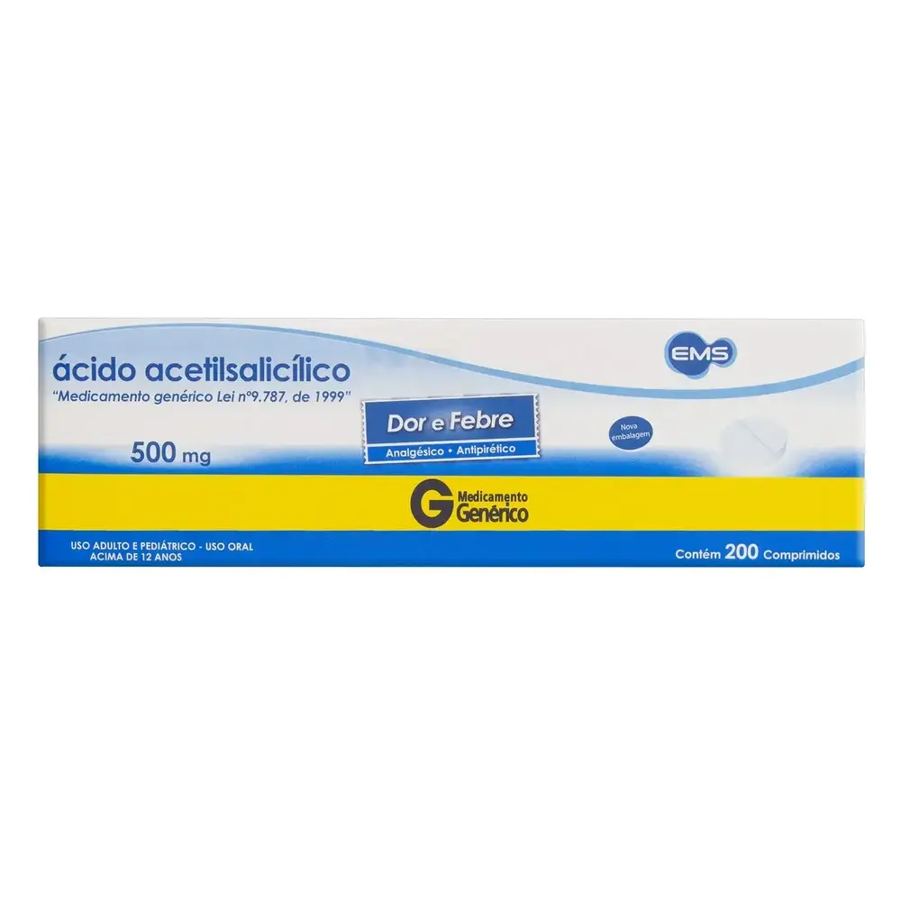 AAS 500MG 10 CPR EMS