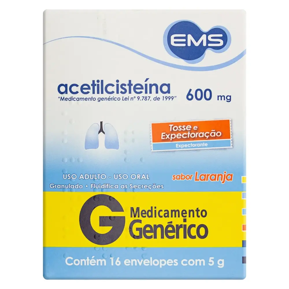 ACETILCISTEINA 600MG GRAN 16 ENV X 5G