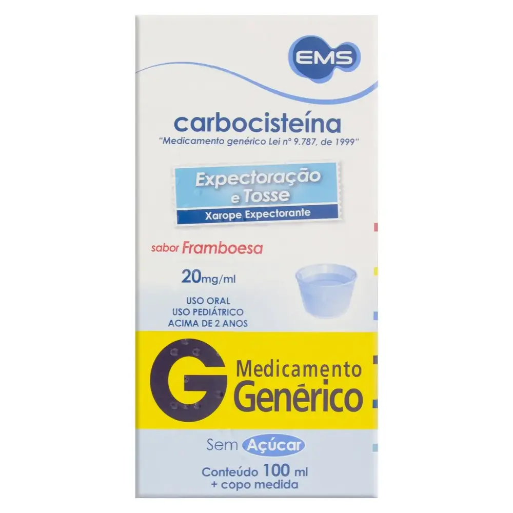 CARBOCISTEINA 100MG XPE FR 100ML INF