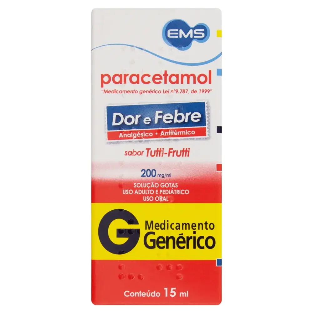 PARACETAMOL 200MG FR GTS 15ML
