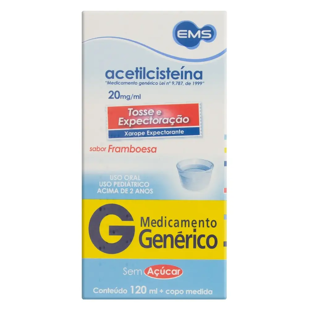 ACETILCISTEINA 20MG XPE FR 120ML INF