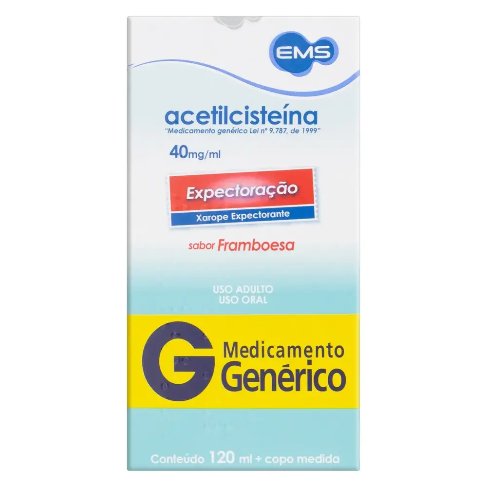 ACETILCISTEINA 40MG XPE FR 120ML ADU