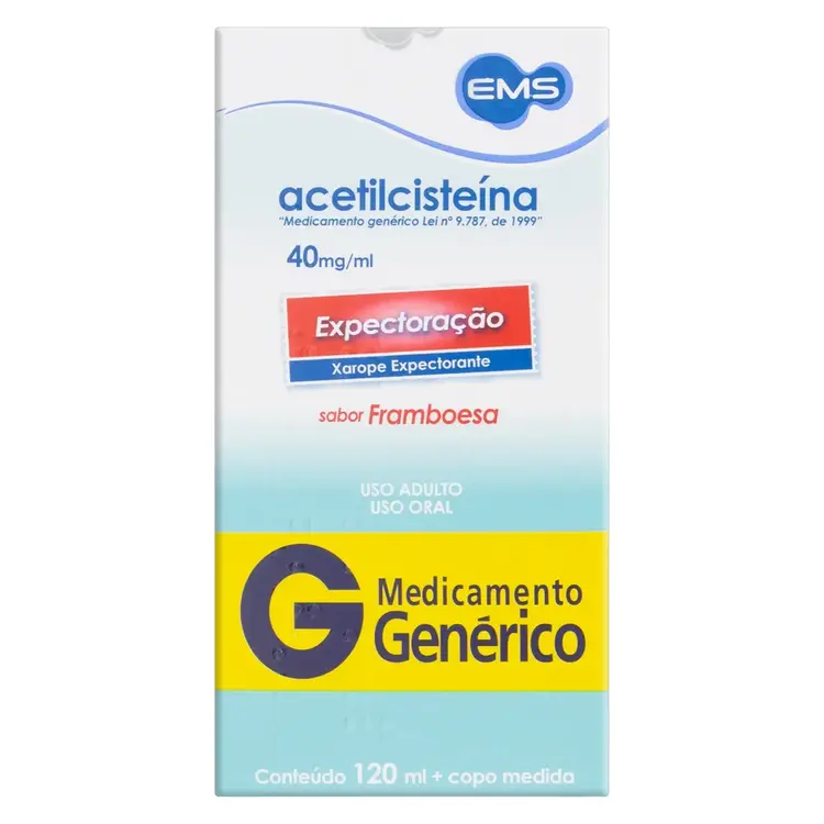 ACETILCISTEINA 40MG XPE FR 120ML ADU