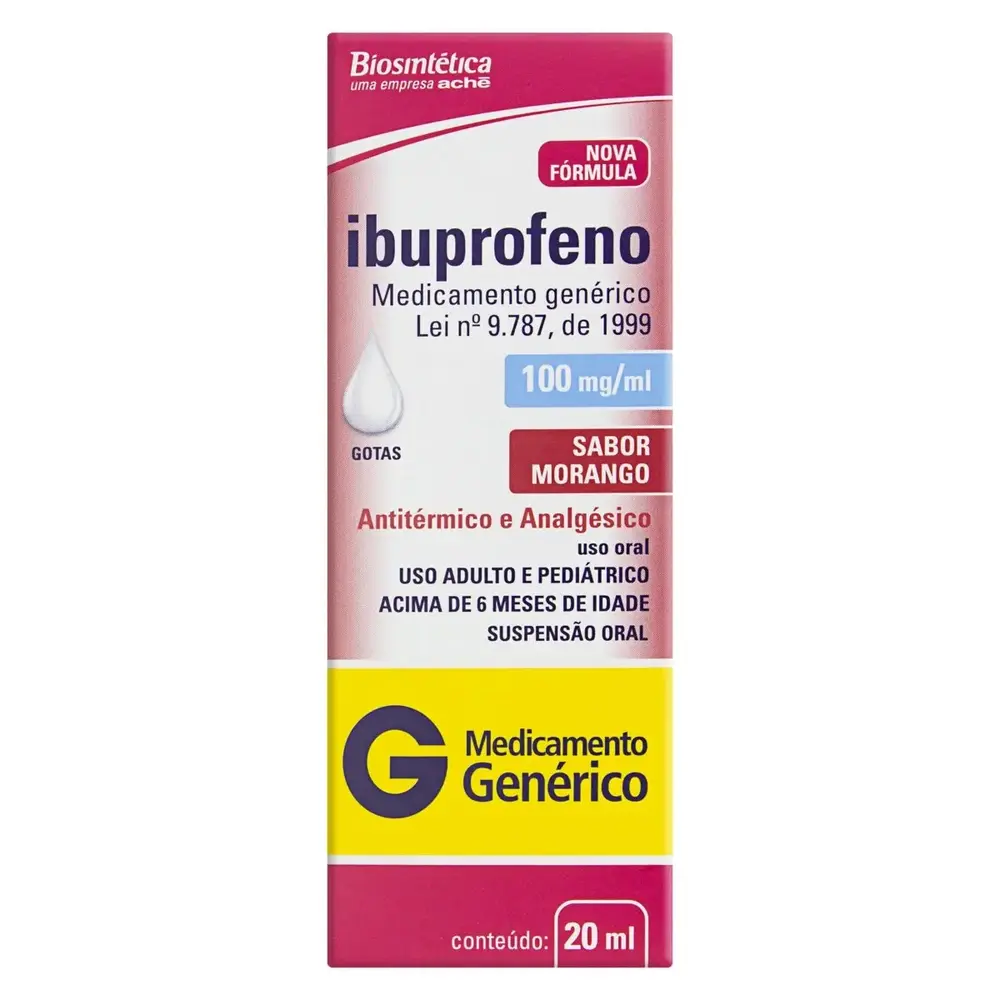 IBUPROFENO 100MG FR 20ML