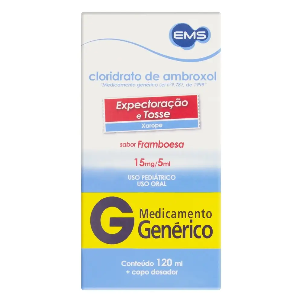 CLORIDRATO DE AMBROXOL 3MG XPE S-ACUCAR FR 120ML INF