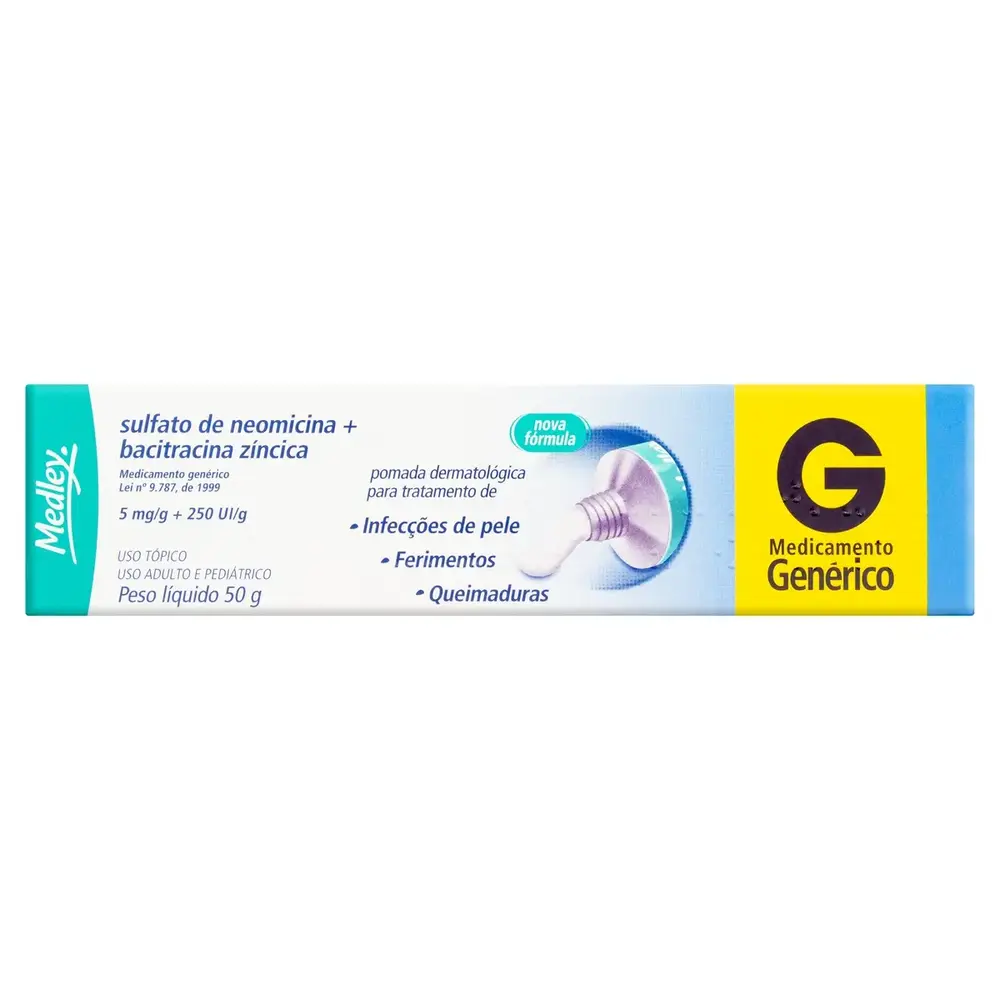 SULFATO DE NEOMICINA+BACITRACINA POM 50G