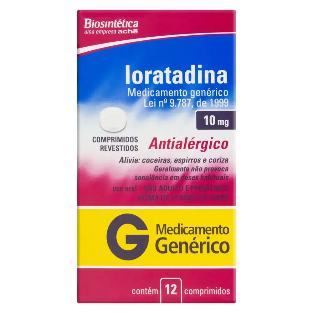 LORATADINA G 10MG 12CP