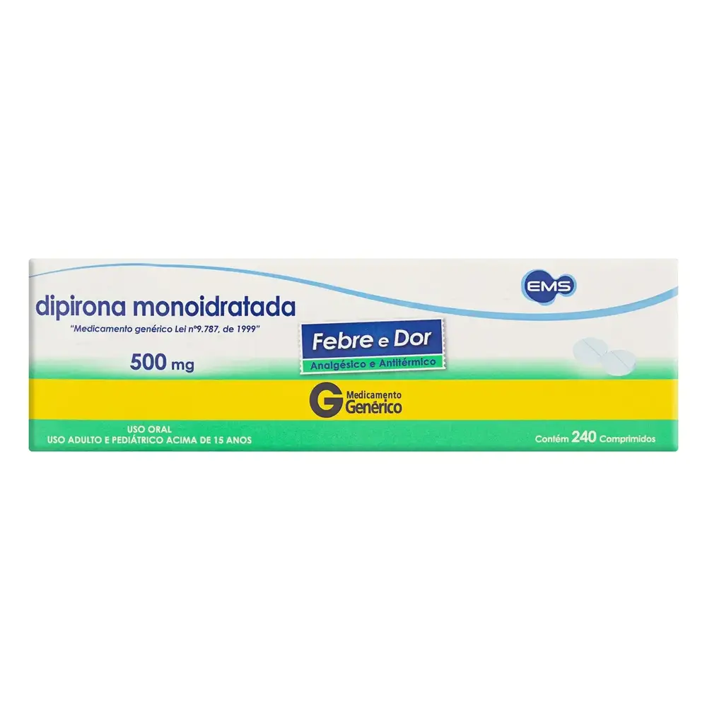 DIPIRONA GEN 500MG 10CPR