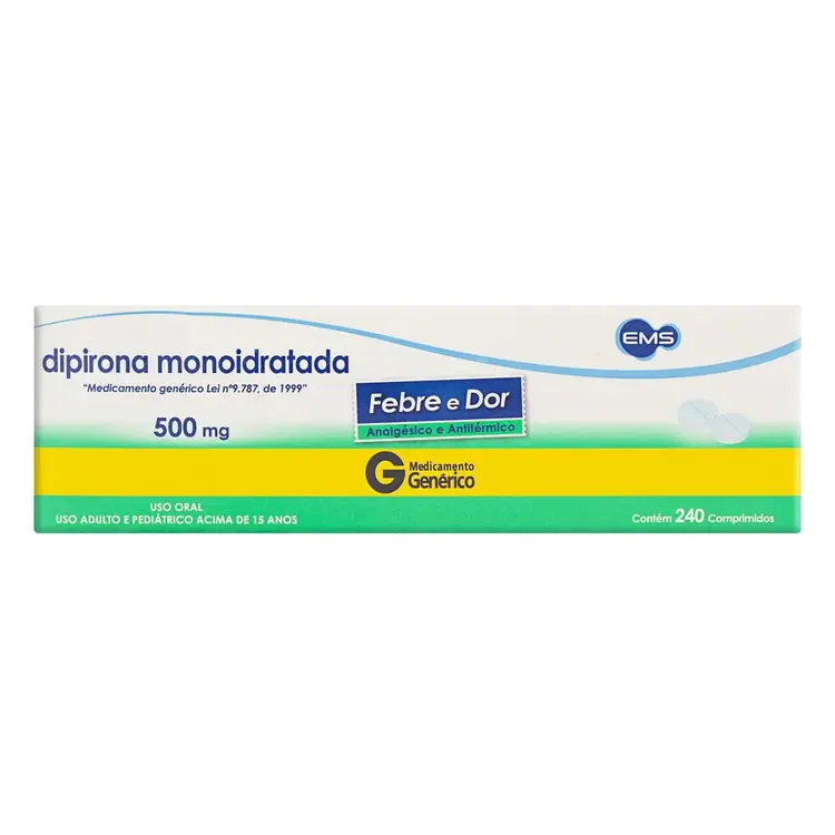 DIPIRONA GEN 500MG 10CPR