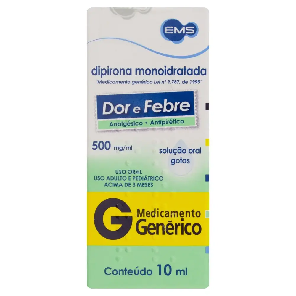 DIPIRONA SODICA 10ML GEN