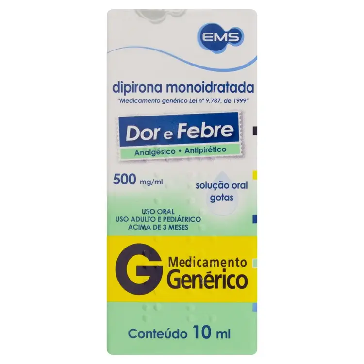 DIPIRONA SODICA 10ML GEN