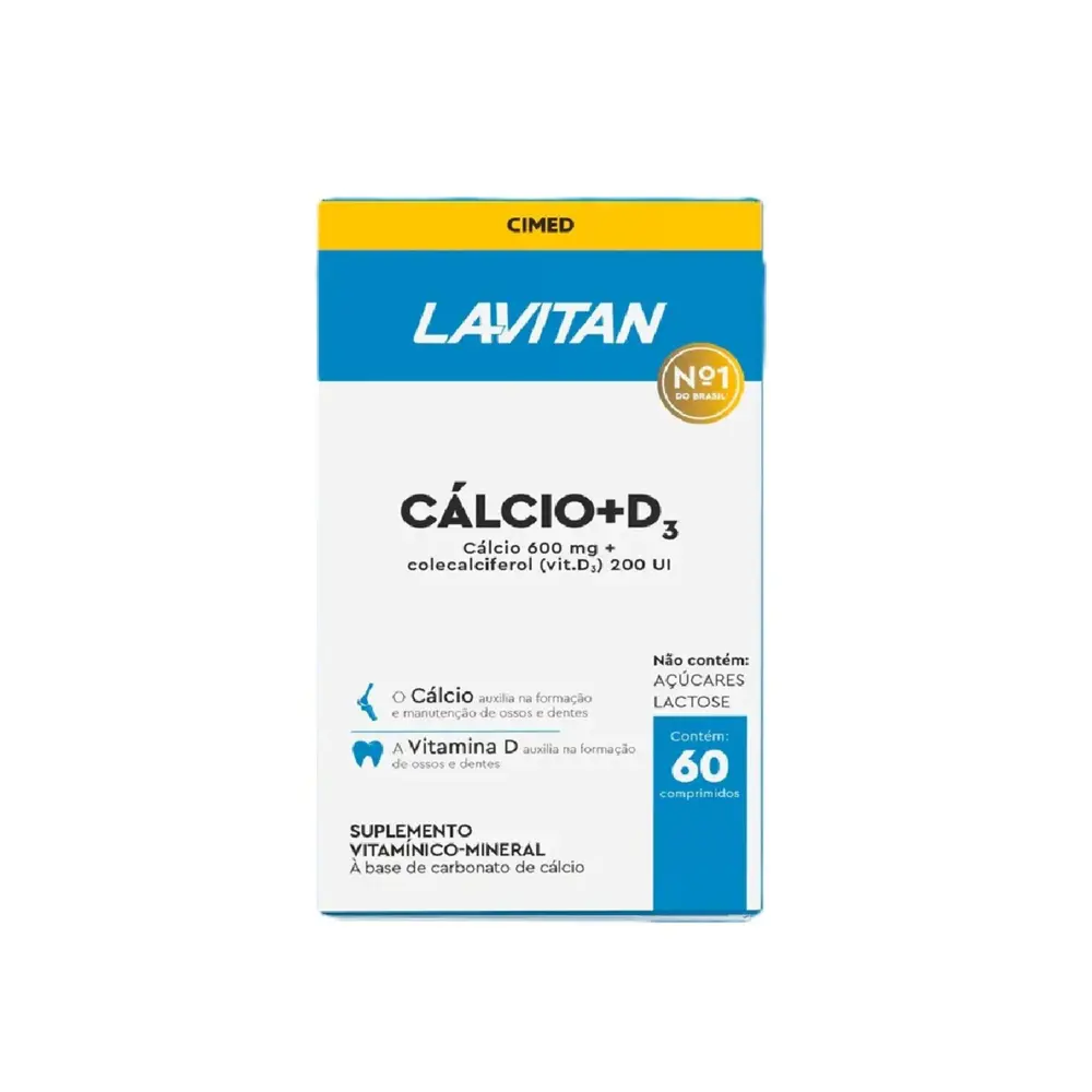 LAVITAN VIT CALCIO + D3 COMP FR C/60