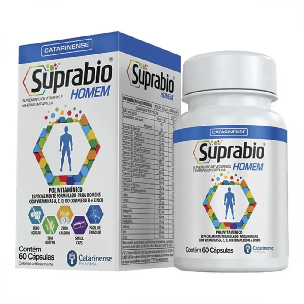SUPRABIO HOMEM C/60 CAPSULAS