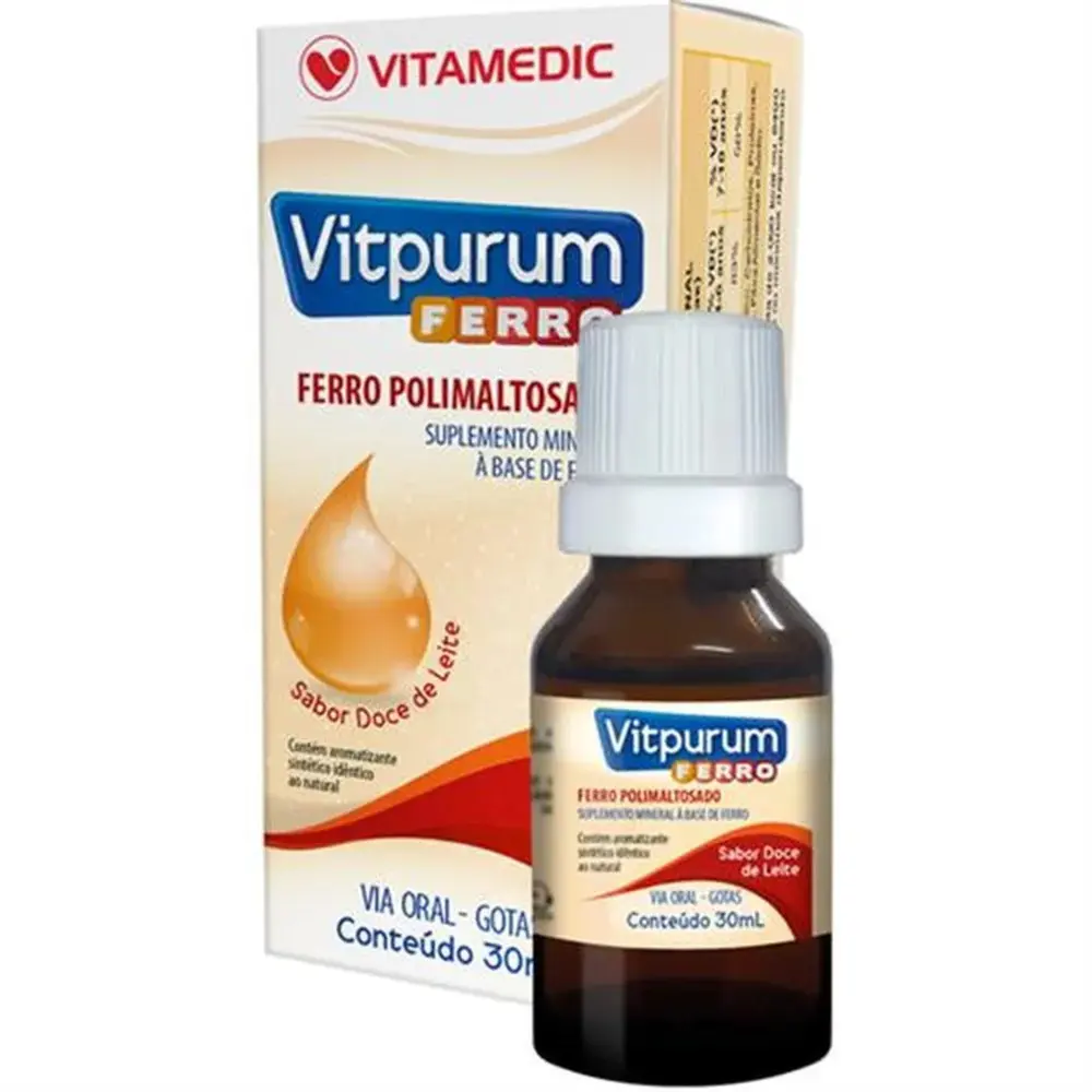 VITPURUM FERRO GTS 30ML - FERRO POLIMALTOSADO