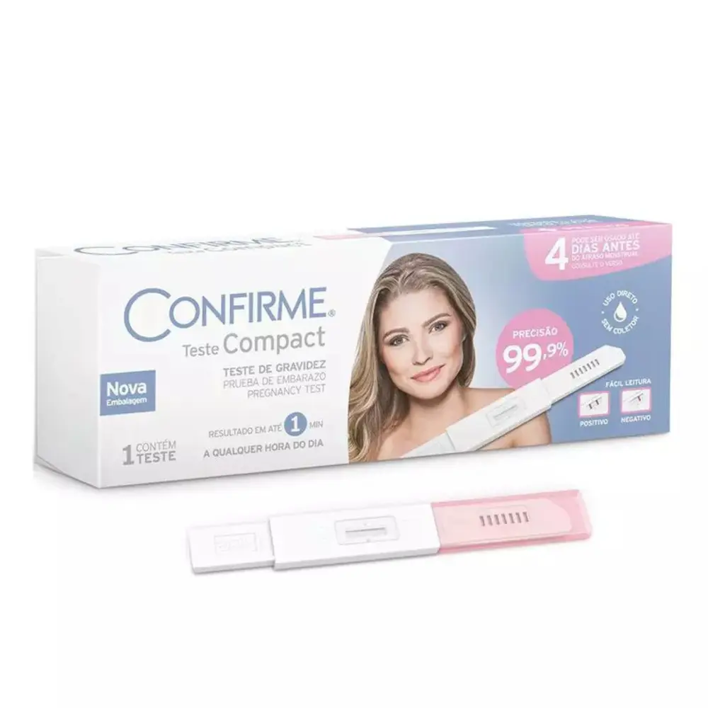 TESTE DE GRAVIDEZ CONFIRME COMPACT ANALITIC