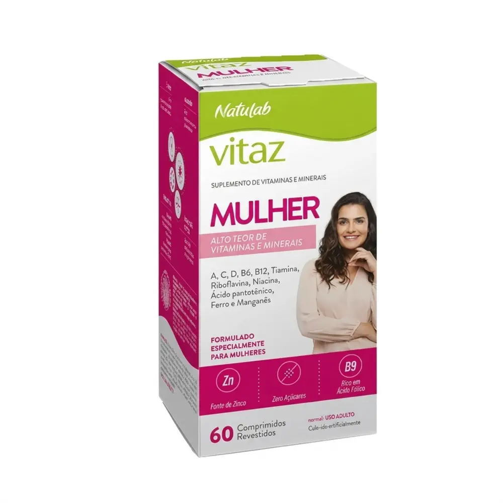 VITAZ MULHER 630MG 60 COMP