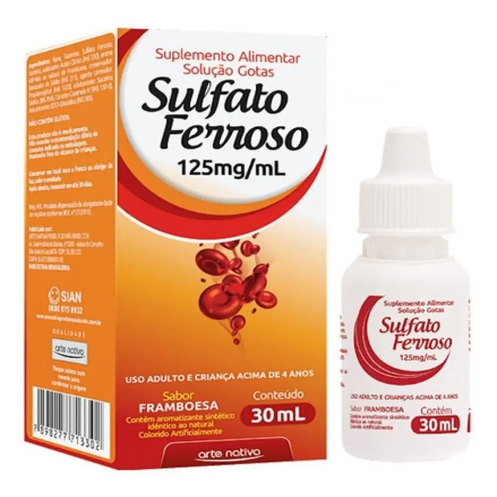 SULFATO FERROSO GOTAS 30ML