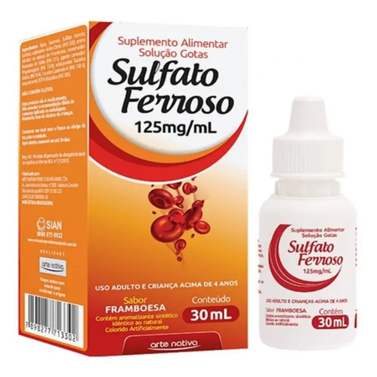 SULFATO FERROSO GOTAS 30ML