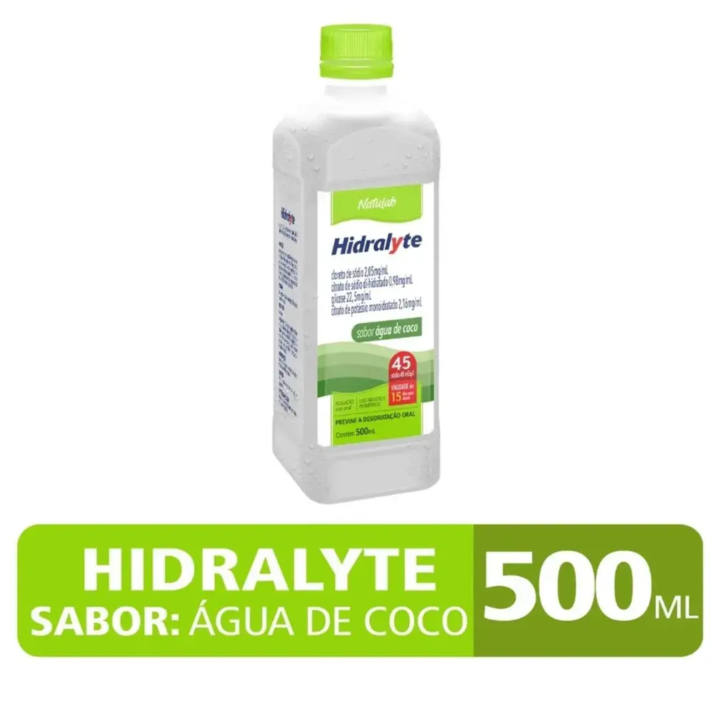 HIDRALYTE 500 ML AGUA DE COCO
