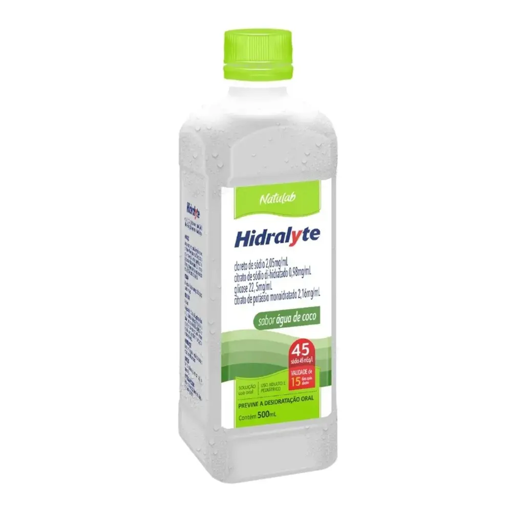 HIDRALYTE 500 ML AGUA DE COCO
