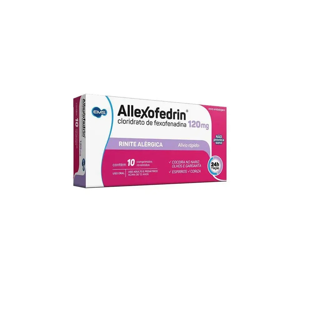 ALLEXOFEDRIN 120MG CX 10 COMP