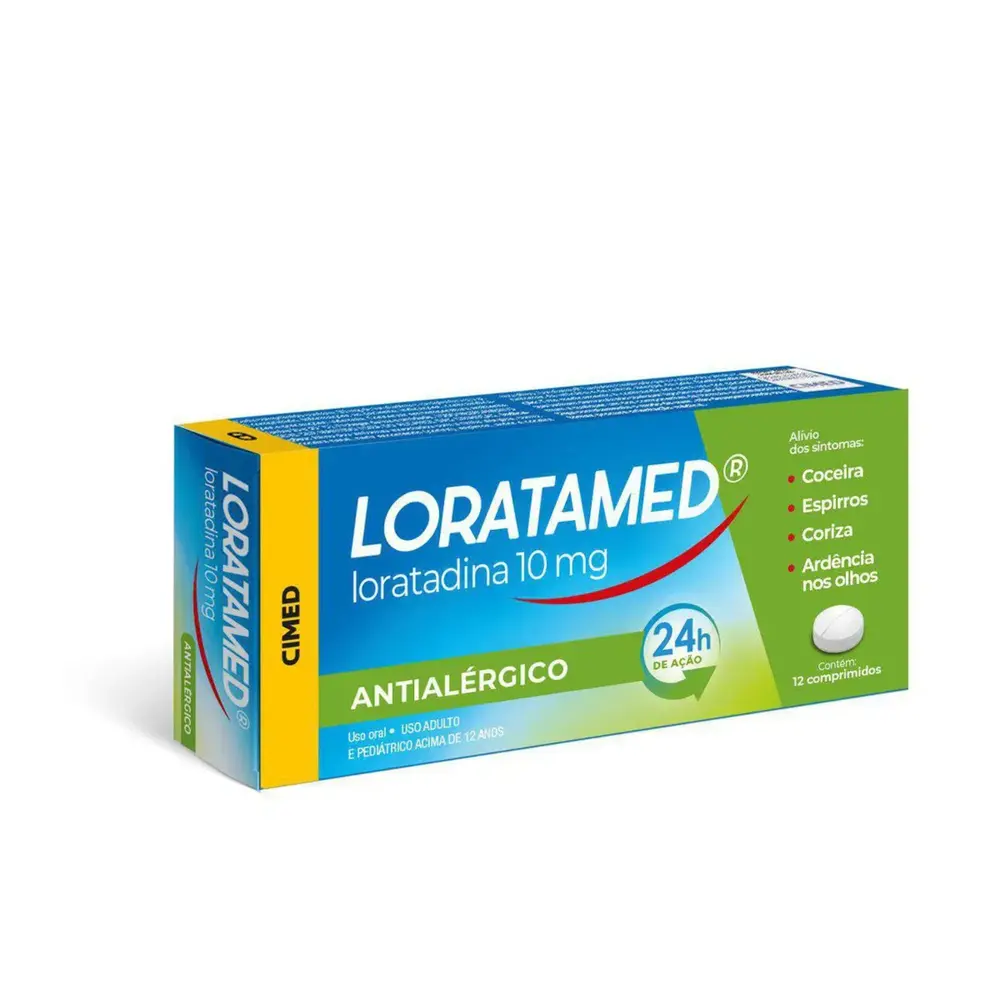 LORATAMED 10MG CX 12 COMP