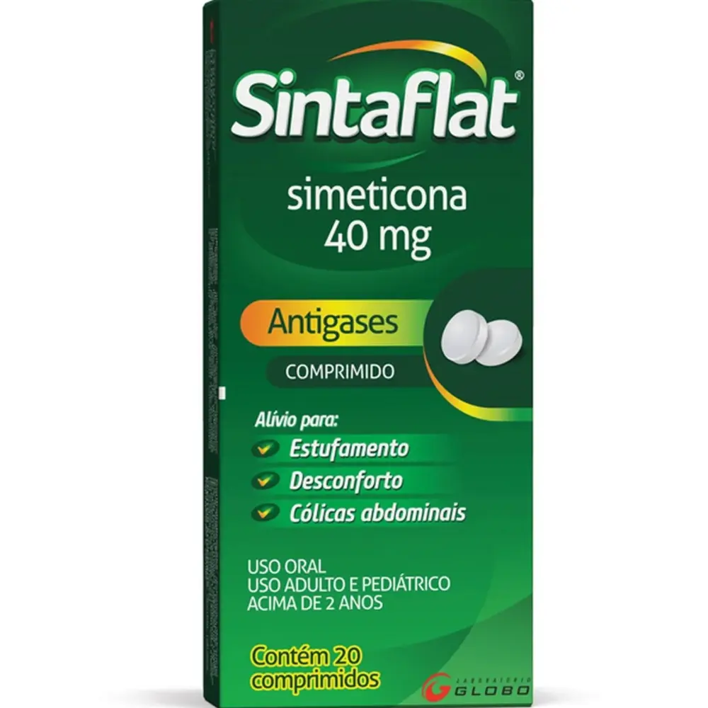 SINTAFLAT 40MG CX 20 COMP