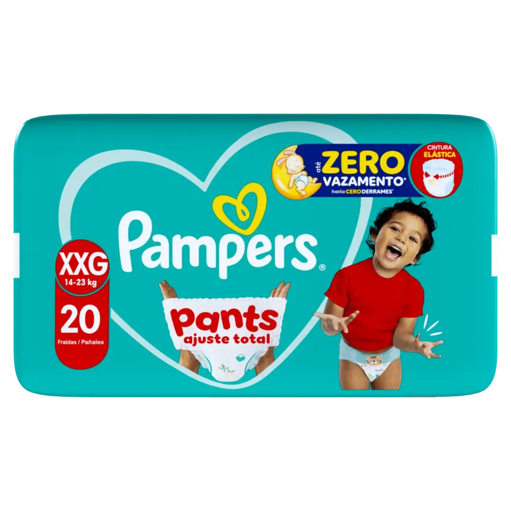 FRALDA PAMPERS PANTS XXG C/20UNID