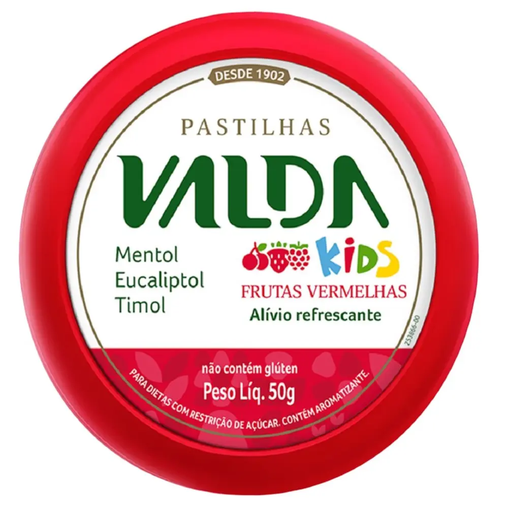 VALDA PARA CRIANCA C/10 50G (EUROF)