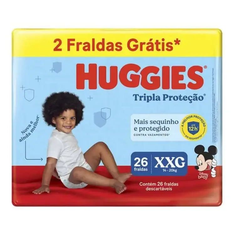 FR HUGGIES TRIPLA PROT XXG 6X26