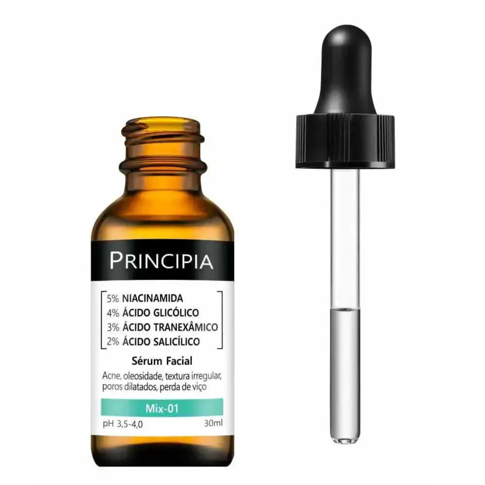 MIX-01 SERUM 5% NIACINAMIDA+4% GLICO.+3% 30ML