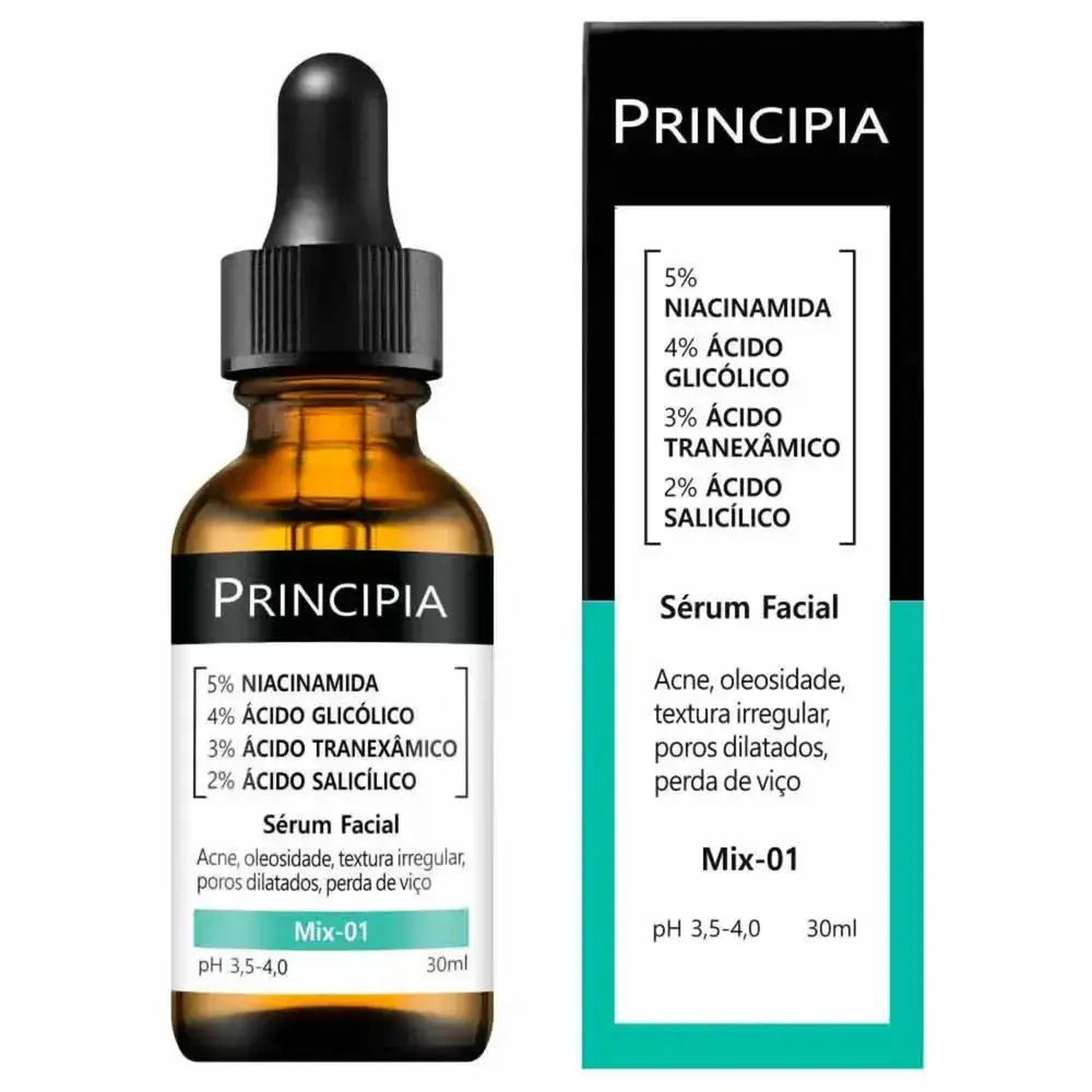 MIX-01 SERUM 5% NIACINAMIDA+4% GLICO.+3% 30ML
