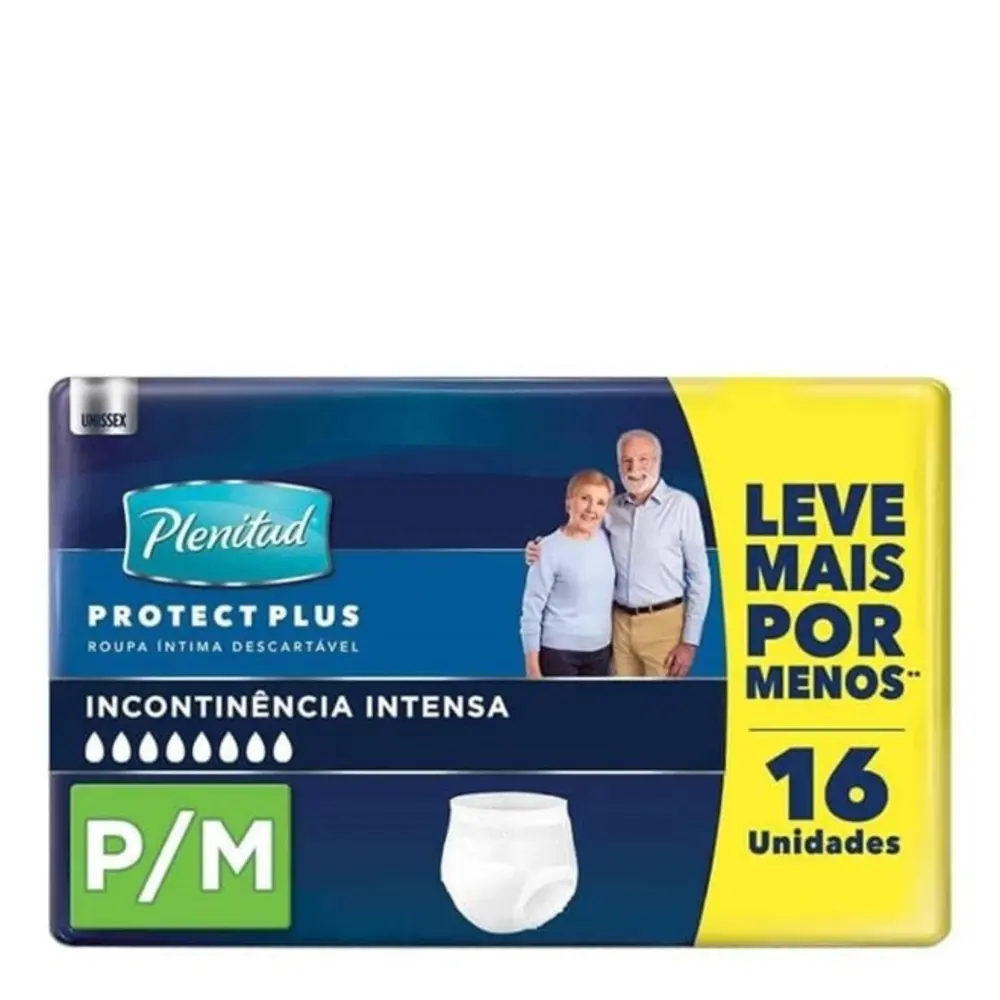 FRALDA ROUPA INT PLENTY CARE P/M 16UND