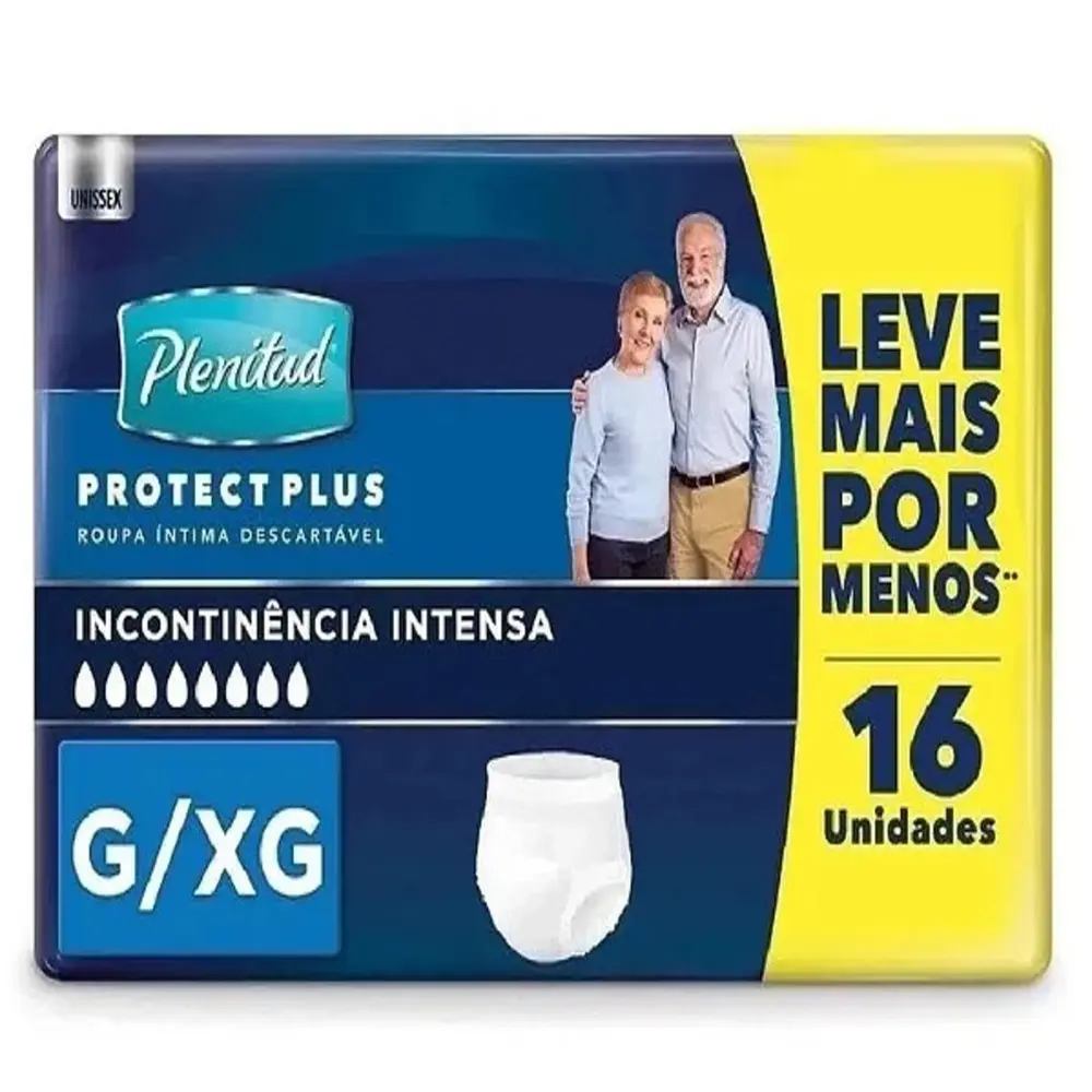 FRALDA ROUPA INT PLENTY CARE G/XG 16UND