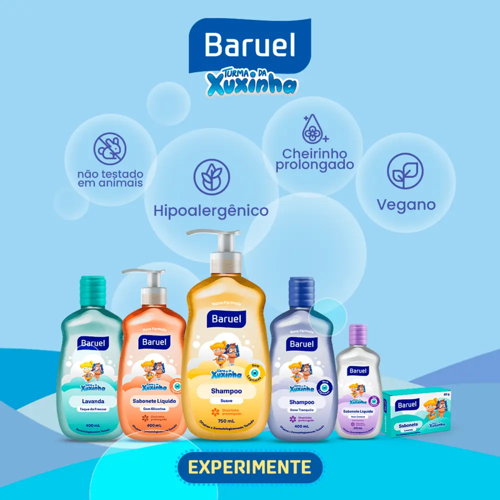 SAB XUXINHA C/GLICERINA SACHÊ  210ML