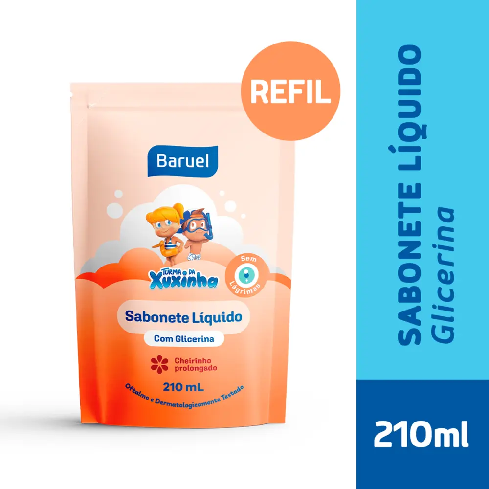 SAB XUXINHA C/GLICERINA SACHÊ  210ML
