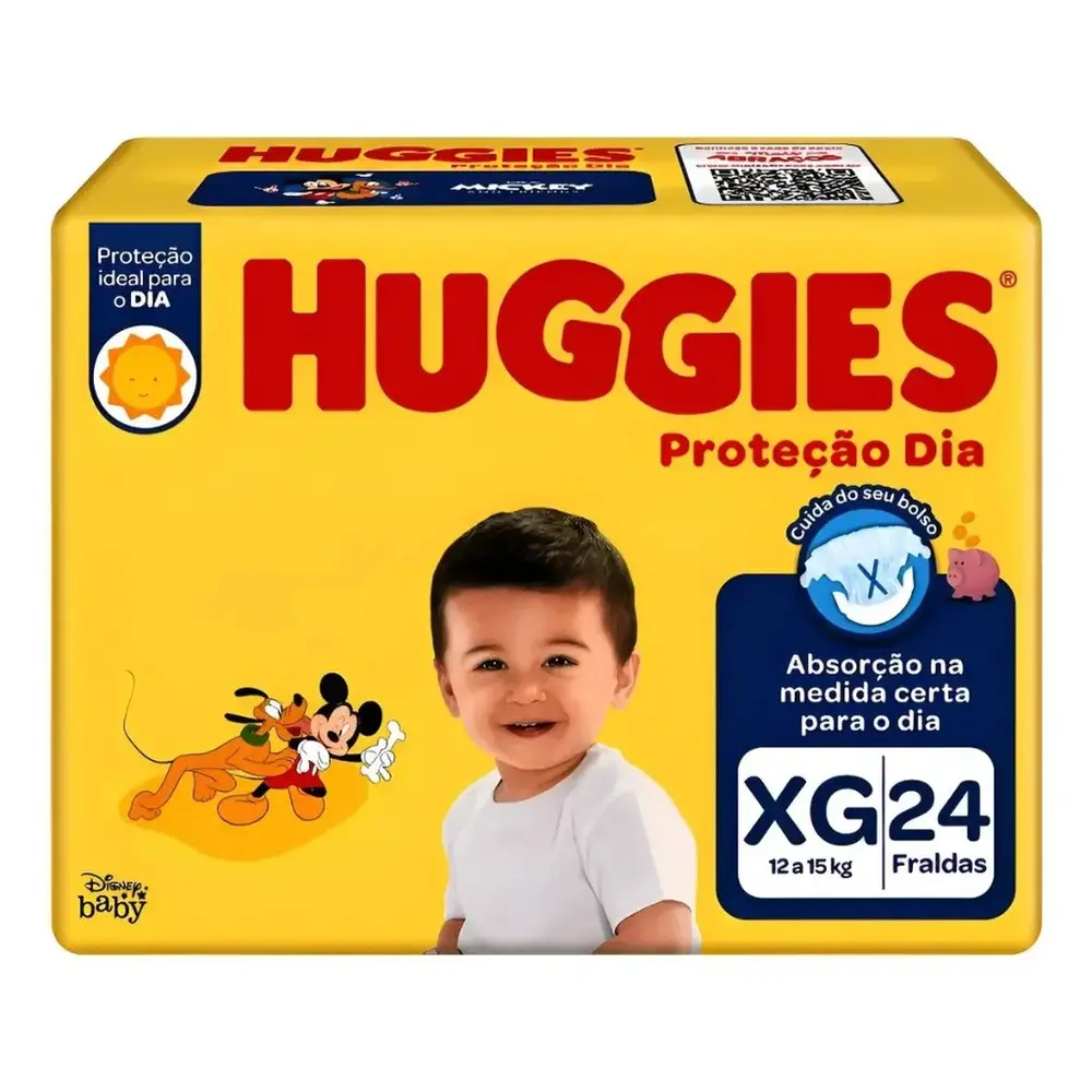 FRALDA HUGGIES TRP PROT DIA DS JB XG24UND