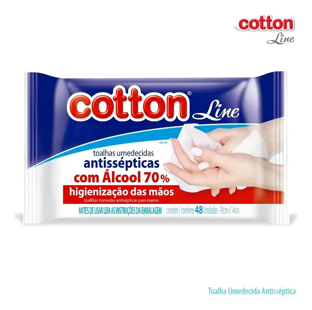 TOALHAS ANTISSEPTICA C/ ALCOOL 70%
